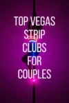 Pole dancer performing in a Las Vegas strip club, featured image for blog post about the best clubs for couples in 2025.